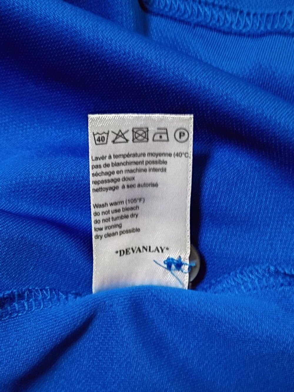 Lacoste Sport Ultra Dry Performance Polo Royal Blue Men’s Large (Size 5) - Picture 9 of 10
